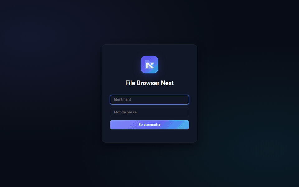 File Browser Next Live Demo